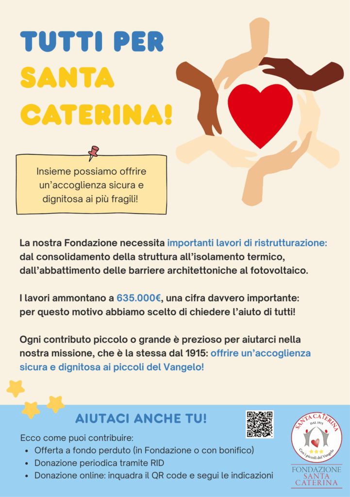 Volantino tutti per santa caterina fronte